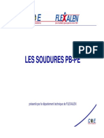 Soudures PB PE