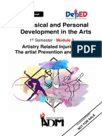 Arts and Design - Q1 - Mod2 - ArtistryRelatedInjuries - Version1 by Romel Sabidor
