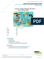 High Voltage Resistors Vmn-sg2087-1612