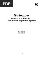 Science: Quarter 4 - Module 1 The Human Digestive System