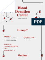 Blood Donation Center PPT