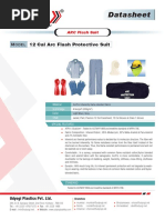 Datasheet: 12 Cal Arc Flash Protective Suit