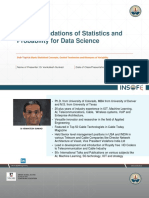 Foundations of Statistics and Probability for Data Science