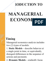 Chapter 1.2 INTRODUCTION Managerial Econ