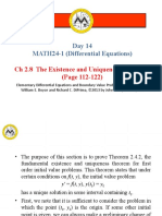 15.2.8 - The Existence and Uniqueness Theorems