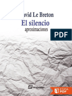 Pdfcoffee.com Le Breton David El Silenciopdf 2 PDF Free