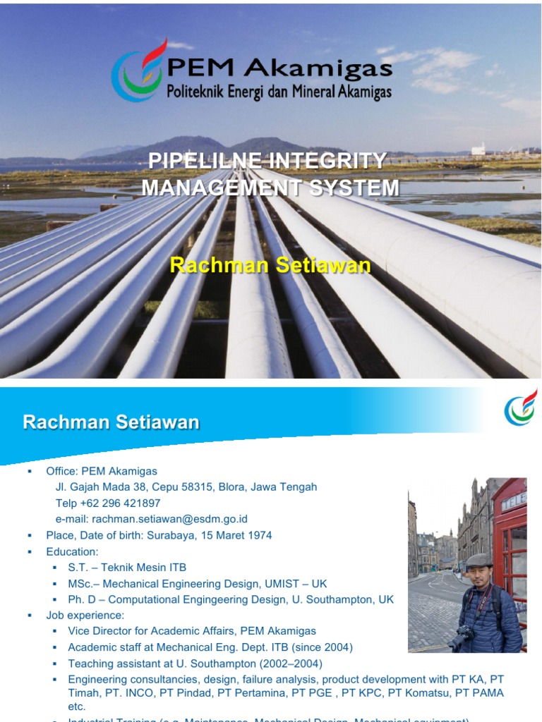 Pipeline Integrity Management Overview | PDF | Pipeline Transport ...