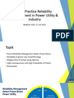 Best Practice Reliability Management in Power Utility & Industry - Webinar UPDL Rev26jul21
