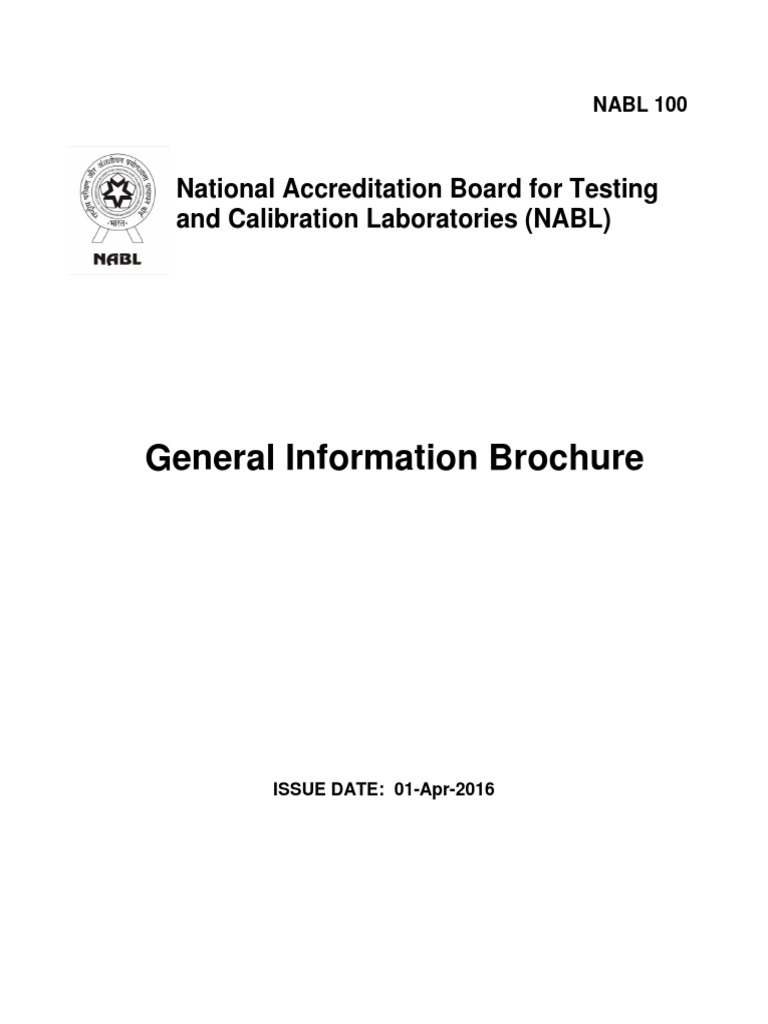 An Overview of the National Accreditation Board for Testing and
