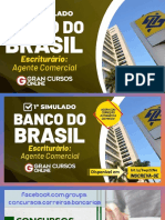 Simulado Banco do Brasil - Escriturário - Agente Comercial - Cid Roberto