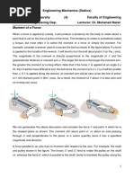 90, then it will be more difficult to turn the bolt since the moment arm d = d sin θ will be smaller