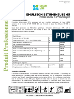 EMULSION BITUMINEUSE 65 FT-GREEN LINE
