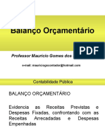 Balanço Orçamentário