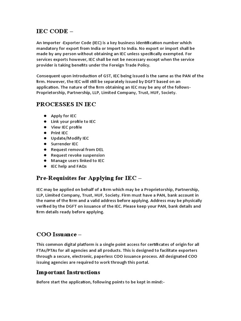 Understanding IEC Code and RCMC Process | PDF | Business