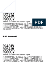 FS481V FS541V FS600V: Owner'S Manual