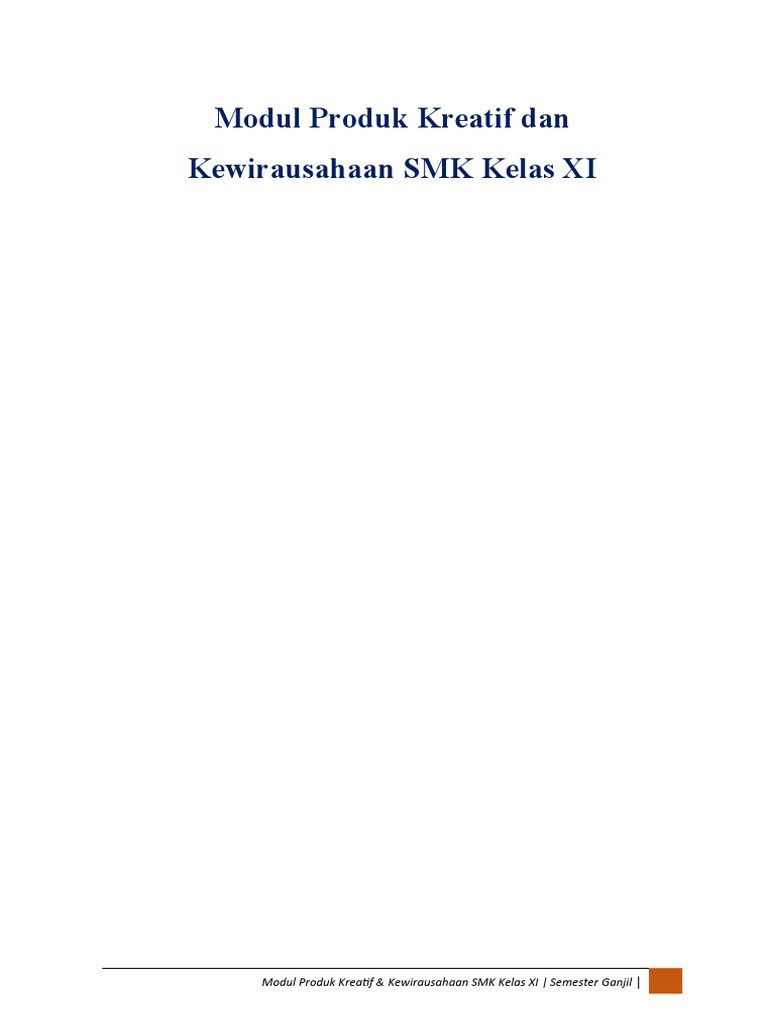 Modul - PKK - KD 3.4 | PDF | Karier & Perkembangan