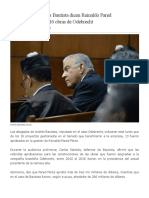 5.3 Abogados de Andrés Bautista dicen Reinaldo Pared Pérez aprobó 13 de 16 obras de Odebrecht