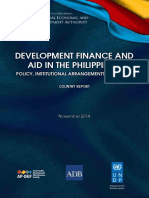 Philippines Development Finance Assessment - Policies, Institutional Arrangments and Flows