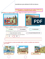 Ficha 26 de Agosto Proponemos Recomendaciones para Enfrentar Las Lluvias Intensas