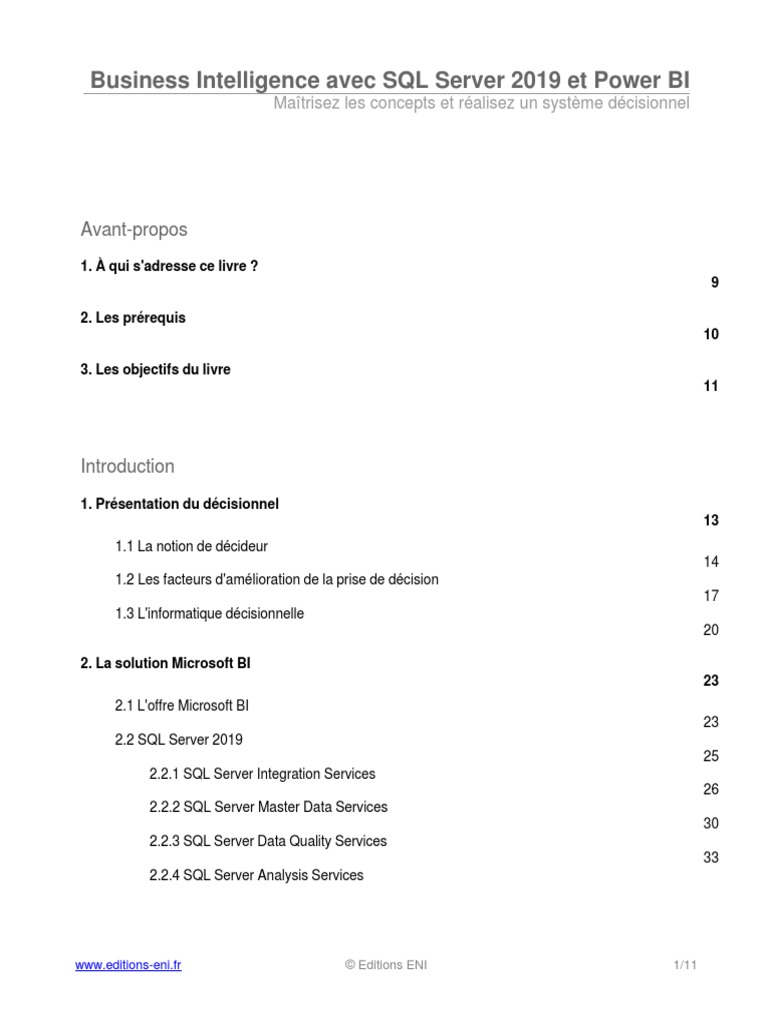 Business Intelligence TM 1 | PDF | Microsoft SQL Server | Informatique ...
