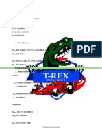 T-Rex Motorsports Department of Powertrain 1) Pitch Circle Diameter