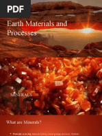 Earth Materials and Process