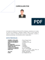 CV  Percy Choque