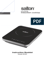 Portable Induction Cooktop Instruction Guide