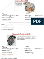 Ejercicios de Cilindrada y Relacion Compresion