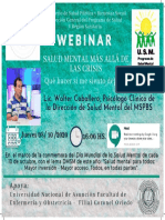 Webinar Salud Mental 2020