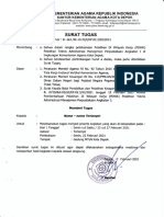 Surat Tugas Peserta PDWK 2021