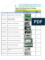 Spare Parts List-Infusion Pump-2020