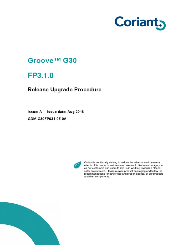 GDM G30FP031 05 0A Release Upgrade Procedure | PDF | Computer File ...
