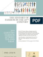 The History of Fashion in The 20 Century: Titkova Arina 10E2