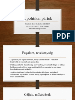 Közpolitika - A Politikai Pártok PPT (Horváth Dorka OH6XXC)