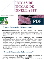 Técnicas de Detecção de Salmonella SPP