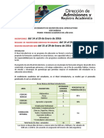 Procedimiento de Inscripción Introductorio