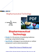 Biopharmaceutical Technology: by A. Nandakumar, M.tech., Ap/Bt Kit-Cbe