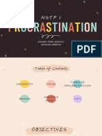 Procrastination NSTP 1
