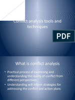 Conflict Analysis Tools and Techniques