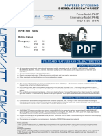 RPM1500 50Hz: Diesel Generator Set