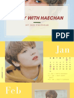 Happy With Haechan: My 2021 Calendar