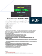 Kompetensi Teknis PGSD PPKN PPPK Tahun 2021