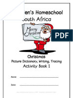 Christmas Picture Activity Dictionary, Donnette Davis, ST Aiden's Homeschool