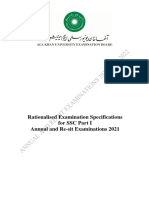 Revised Exam Specification SSCI For 2022