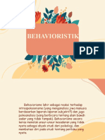 Behaviorisme Afwa Sakna