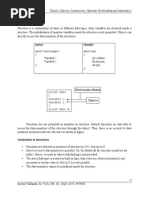 Structure in C:: Syntax: Example