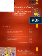 CLASE VII Técnicas de Evaluación Andragógica 05 de Septiembre 2021