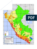 Mapa de Calificacion de Prov. Segun Niveles de Peligro Sismico - Peru