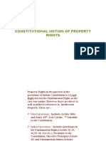 Constitutional Notion of Property Rights